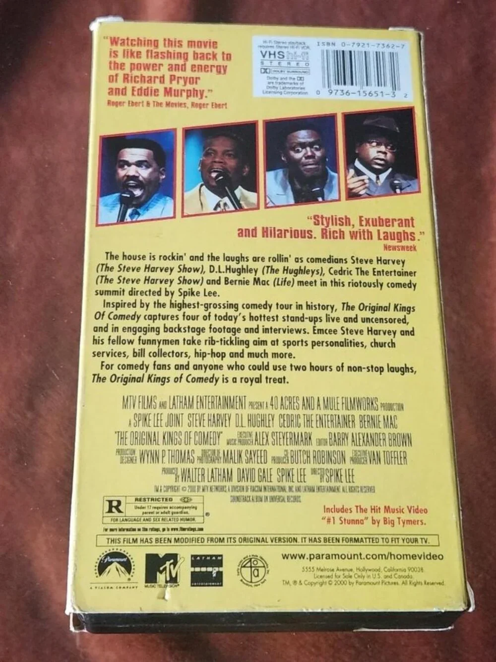 The Original Kings Of Comedy - 2000 - VHS Tape